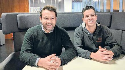 Merantix-Gründer Rasmus Rothe (l.) und Adrian Locher.