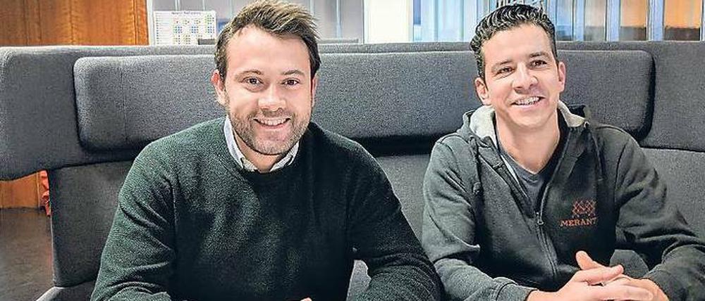 Merantix-Gründer Rasmus Rothe (l.) und Adrian Locher.