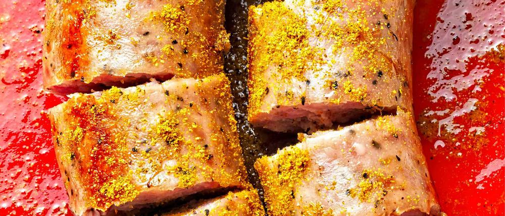 Für Genießer. Currywurst gibt's jetzt auch mit echtem Gold.