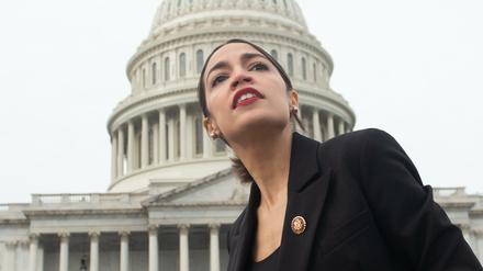 Alexandria Ocasio-Cortez ist jüngste Abgeordnete, die je im Repräsentantenhaus saß.