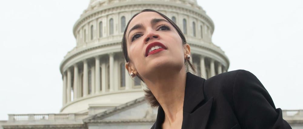 Alexandria Ocasio-Cortez ist jüngste Abgeordnete, die je im Repräsentantenhaus saß.