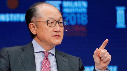 Jim Yong Kim, Präsident der World Bank Group, hier bei einer Konferenz am Milken Institute im Mai 2018.