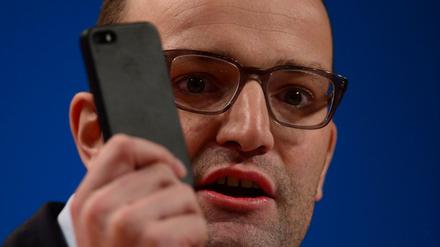 Will Patienten auch Datenzugang per Smartphone ermöglichen: Gesundheitsminister Jens Spahn (CDU).
