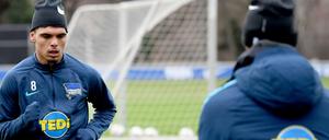 Zunächst allein. Karim Rekik ist zurück im Training.