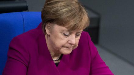 Bundeskanzlerin Angela Merkel (CDU) 