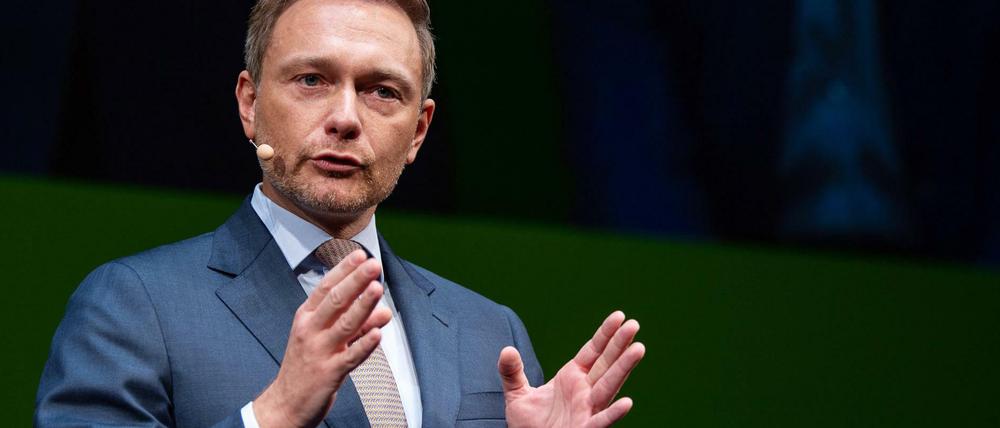 FDP-Chef Christian Lindner beim Dreikönigstreffen in Stuttgart. 