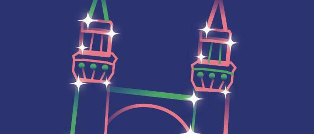 Die Oberbaumbrücke verbindet Friedrichshain und Kreuzberg.