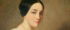 "Porträt einer jungen Frau" von Thomas Couture (1815 bis 1879). 
