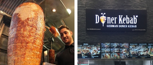 Kebab aus unserer Region - rechts: "German Döner Kebab" in Dubai.