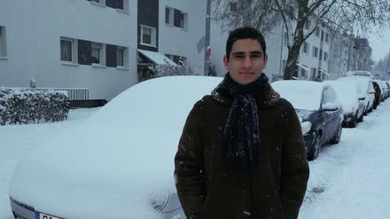 Der 18-jährige Schüler Isa El Sabbagh in Gießen.