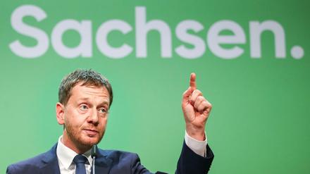 Michael Kretschmer, Sachsens CDU-Landeschef, Ministerpräsident und designierter Spitzenkandidat