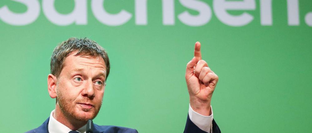 Michael Kretschmer, Sachsens CDU-Landeschef, Ministerpräsident und designierter Spitzenkandidat