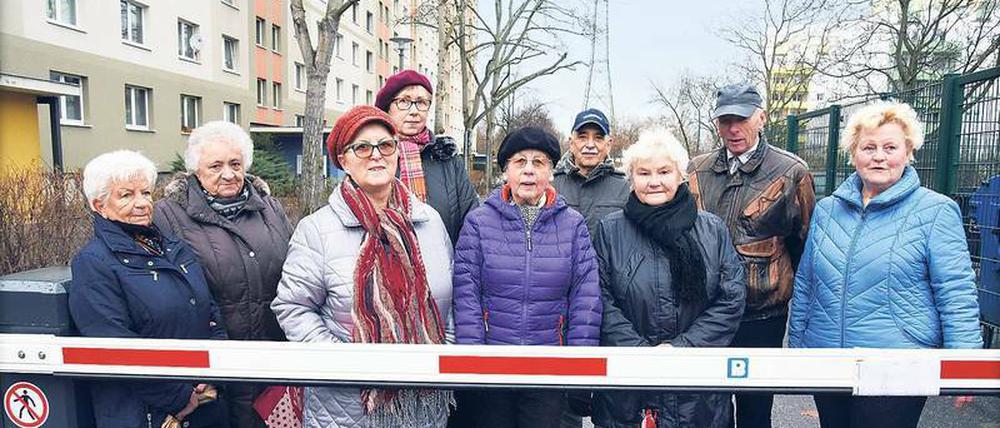 Kein Durchkommen – es sei denn, die Mieter zahlen monatlich 35 Euro.