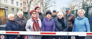 Kein Durchkommen – es sei denn, die Mieter zahlen monatlich 35 Euro. 