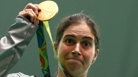 Hat was vorzuzeigen. Barbara Engleder, die 2016 in Rio eine olympische Goldmedaille gewann.