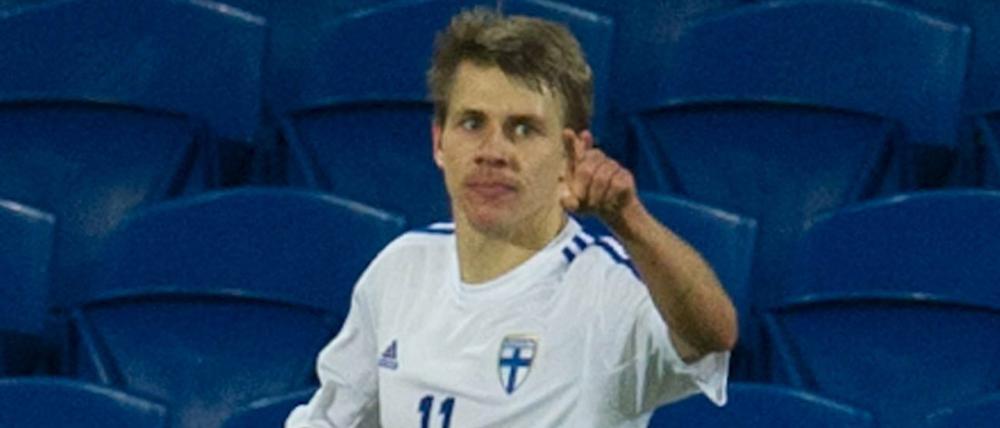 Klare Ansage: Der finnische Fußball-Nationalspieler Riku Riski ist aus ethischen Gründen nicht mit seinem Team zu einem Trainingslager nach Katar gereist. 