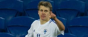 Klare Ansage: Der finnische Fußball-Nationalspieler Riku Riski ist aus ethischen Gründen nicht mit seinem Team zu einem Trainingslager nach Katar gereist. 