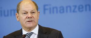 Bundesfinanzminister Olaf Scholz (SPD).