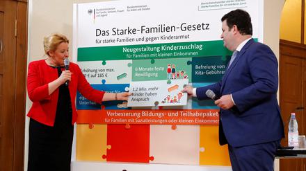 Großer Name. Kritiker bezweifeln die Wirksamkeit des "Starke-Familien-Gesetz".