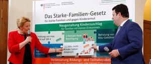 Großer Name. Kritiker bezweifeln die Wirksamkeit des "Starke-Familien-Gesetz".