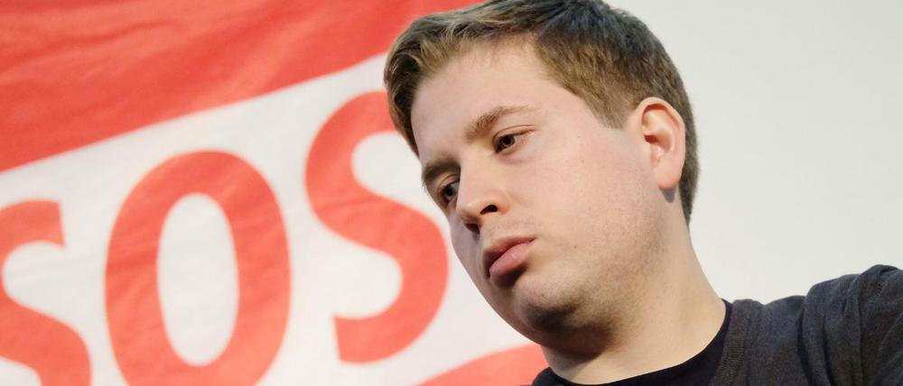 Der Bundesvorsitzender der Jusos Kevin Kühnert.