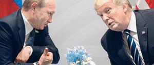 Auch über das Treffen mit Wladimir Putin in Hamburg 2017 gibt es keine Aufzeichnungen.