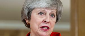 Der britischen Regierungschefin May droht am kommenden Dienstag eine Abstimmungsniederlage.
