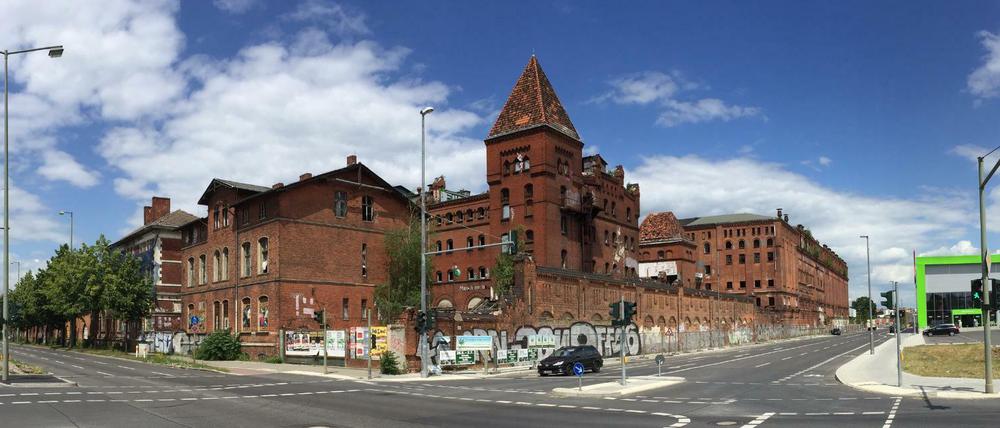 Das Areal der ehemaligen Bärenquell-Brauerei an der Schnellerstraße 137 in Niederschöneweide: Bis 1994 wurde hier gebraut.