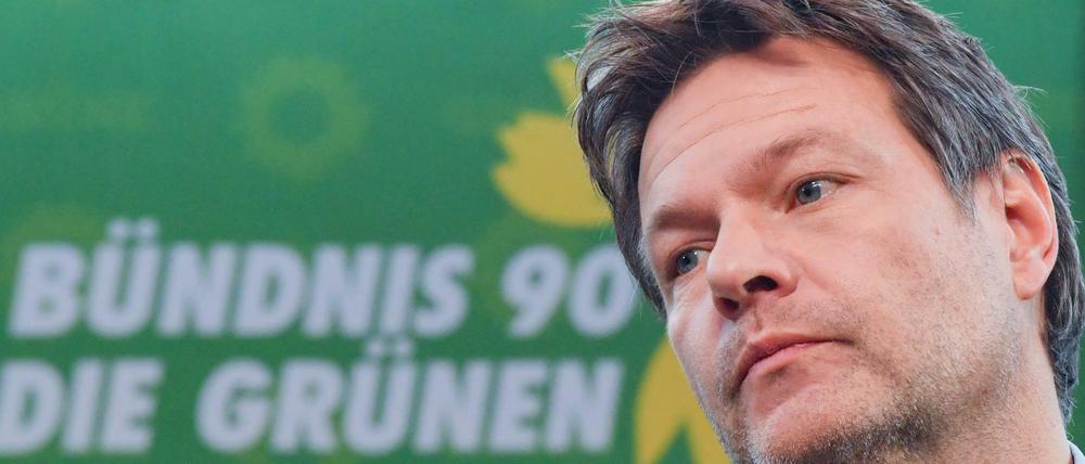 Robert Habeck, Bundesvorsitzender der Grünen, will sich künftig hauptsächlich auf seinem Blog äußern.