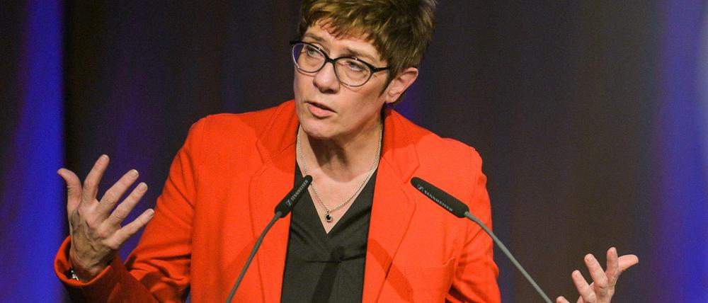 Annegret Kramp-Karrenbauer, die Parteivorsitzende der CDU