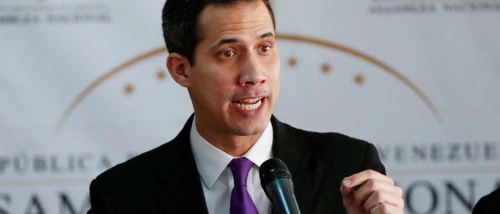 Juan Guaido, der venezolanische Parlamentspräsident, wurde nach Aussagen der Opposition vom Geheimdienst festgenommen.