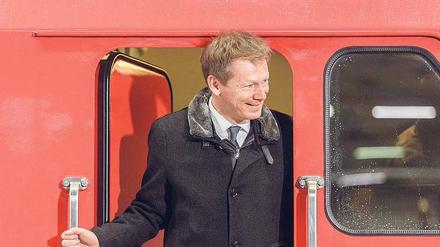 Bahn-Chef Richard Lutz übt sich in Optimismus. 