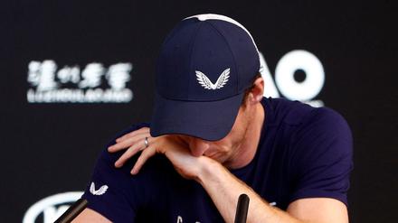 Zum Heulen. Murray bei einer Pressekonferenz in Australien.
