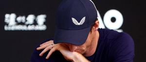 Zum Heulen. Murray bei einer Pressekonferenz in Australien.