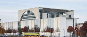 Das Kanzleramtsgebäude in Berlin-Mitte wurde 2001 fertiggestellt.