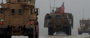 US-Militärfahrzeuge im Norden Syriens.