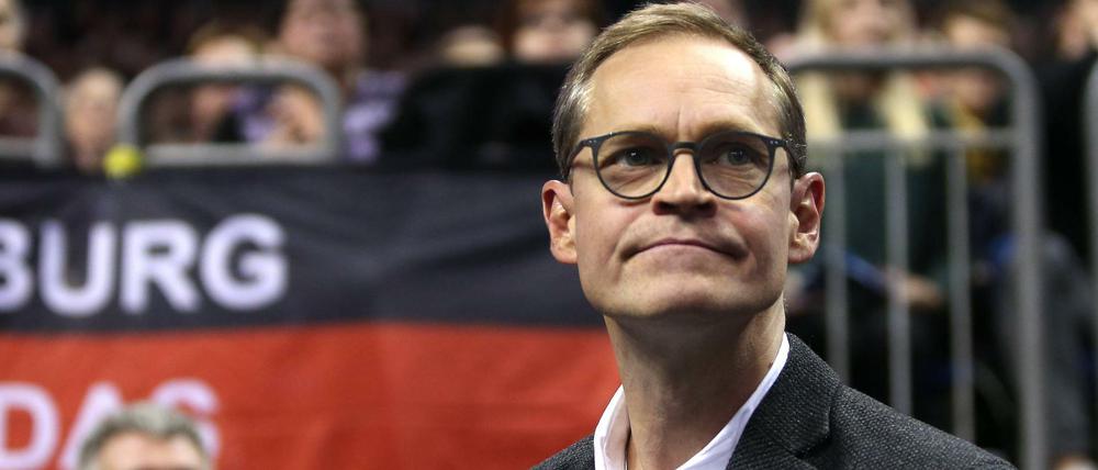 Am Vorabend war er noch bei der Handball-WM, am Morgen sprach er über das Jahr 2019.