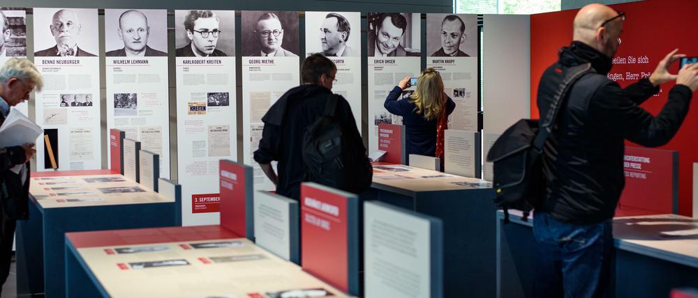 "Volksgerichtshof 1934-1945 - Terror durch Recht" war eine der erfolgreichen Sonderausstellungen der Topographie des Terrors in 2018.