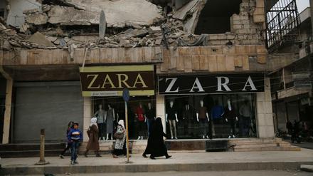 Die Stadt Manbidsch in Nordsyrien wird von den Kurden kontrolliert. 