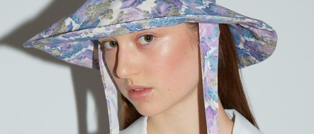 Romantisch. Ein Model in Malaikaraiss auf der Berliner Fashion Week 2019.
