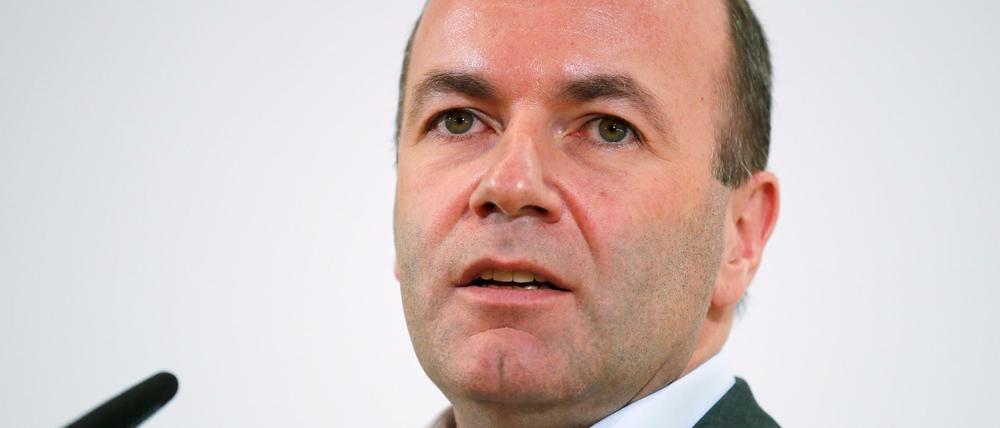CSU-Vize Manfred Weber, Spitzenkandidat der Europäischen Volkspartei (EVP).