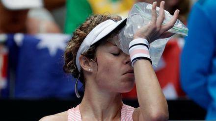 Laura Siegemund musste auch mit der Hitze in Melbourne kämpfen.