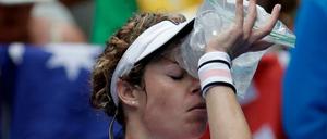 Laura Siegemund musste auch mit der Hitze in Melbourne kämpfen.