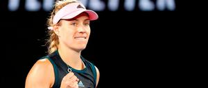 Und jetzt feier' ich Geburtstag. Angelique Kerber hatte am Freitag wenig Mühe.