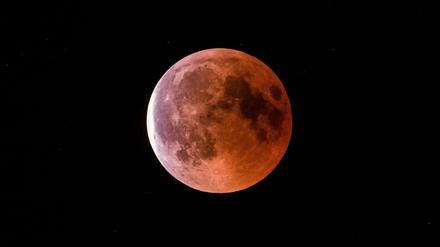 Ende Juli vergangenen Jahres war der Blutmond 103 Minuten lang zu sehen, so wie hier in Rottweil/Baden-Württemberg.