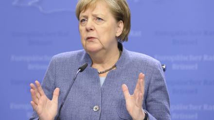 Merkel Dezember 2018 beim EU-Gipfel in Brüssel.