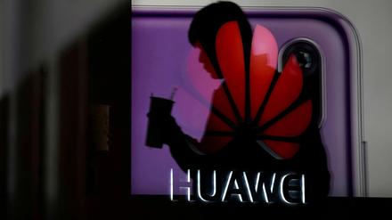Huawei-Werbung in Shanghai