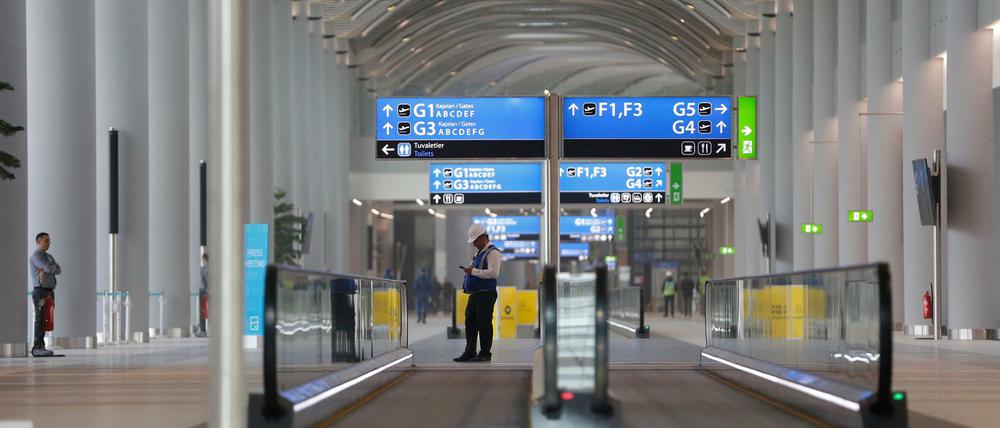 Auch über den neuen Flughafen von Istanbul hatte die niederländische Reporterin geschrieben.