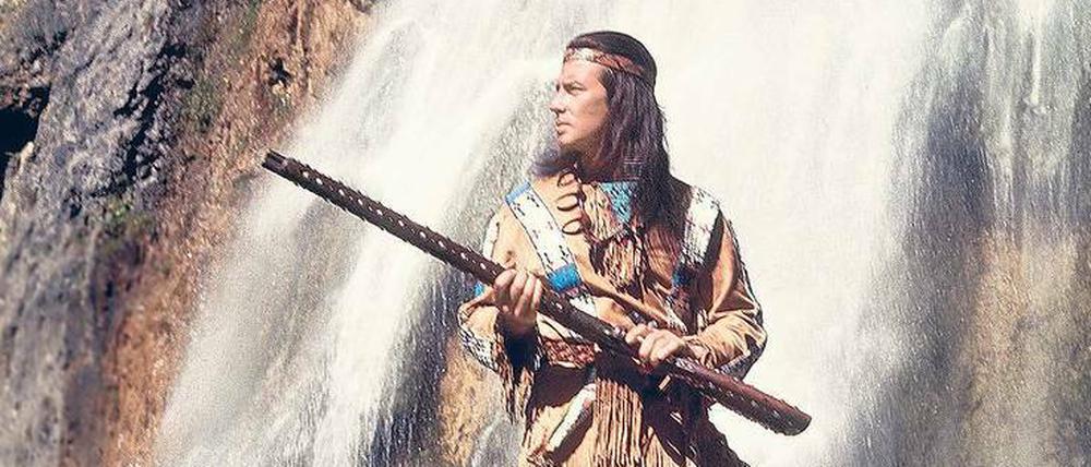 Pierre Brice als Winnetou. 