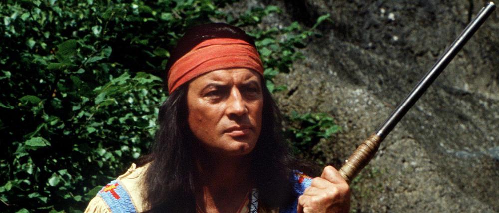 Pierre Brice als Winnetou. 